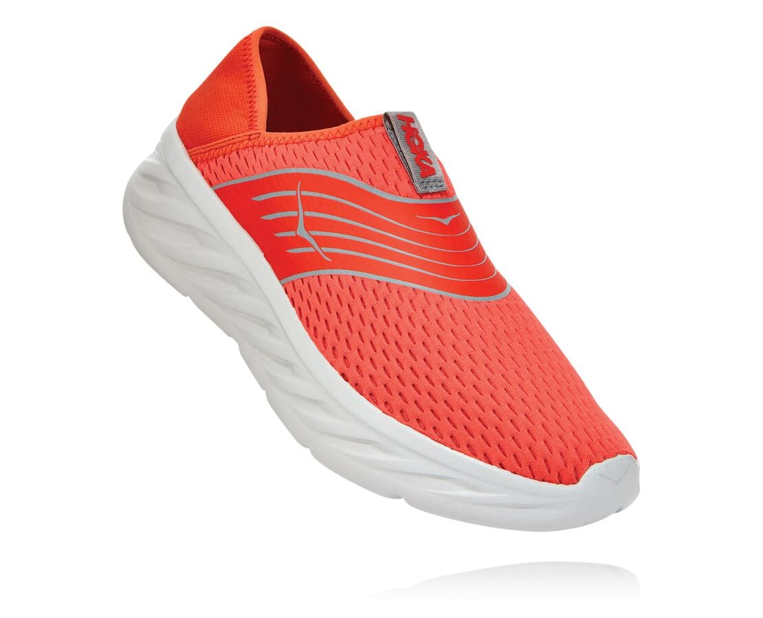 Hoka One One Ora Recovery Shoe South Africa - Mens Wide Running Shoes - Red,PILYB-7215